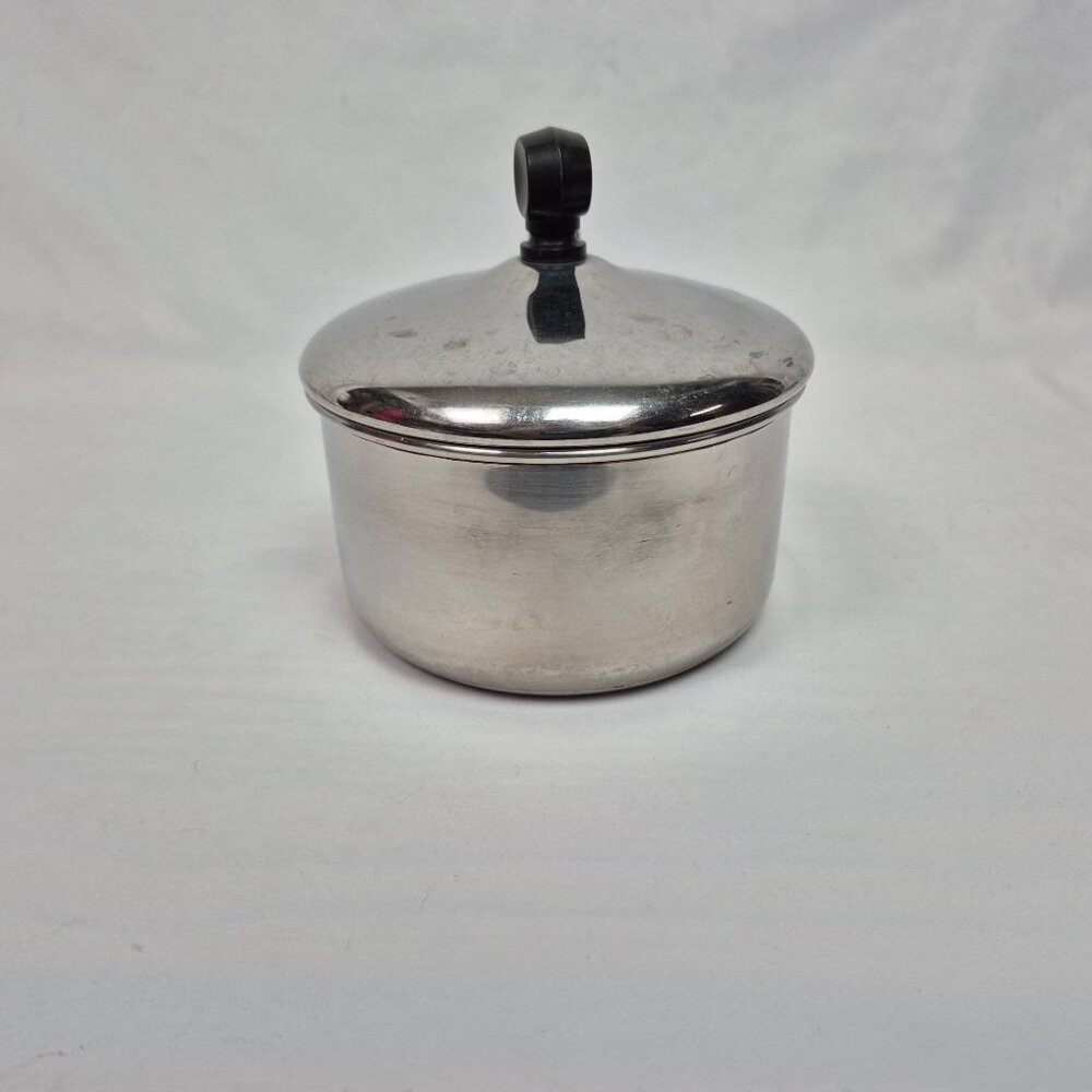Farberware 1qt Saucepan UV w/Lid Stainless Steel Aluminum Clad USA VINTAGE!!! - Picture 5 of 9
